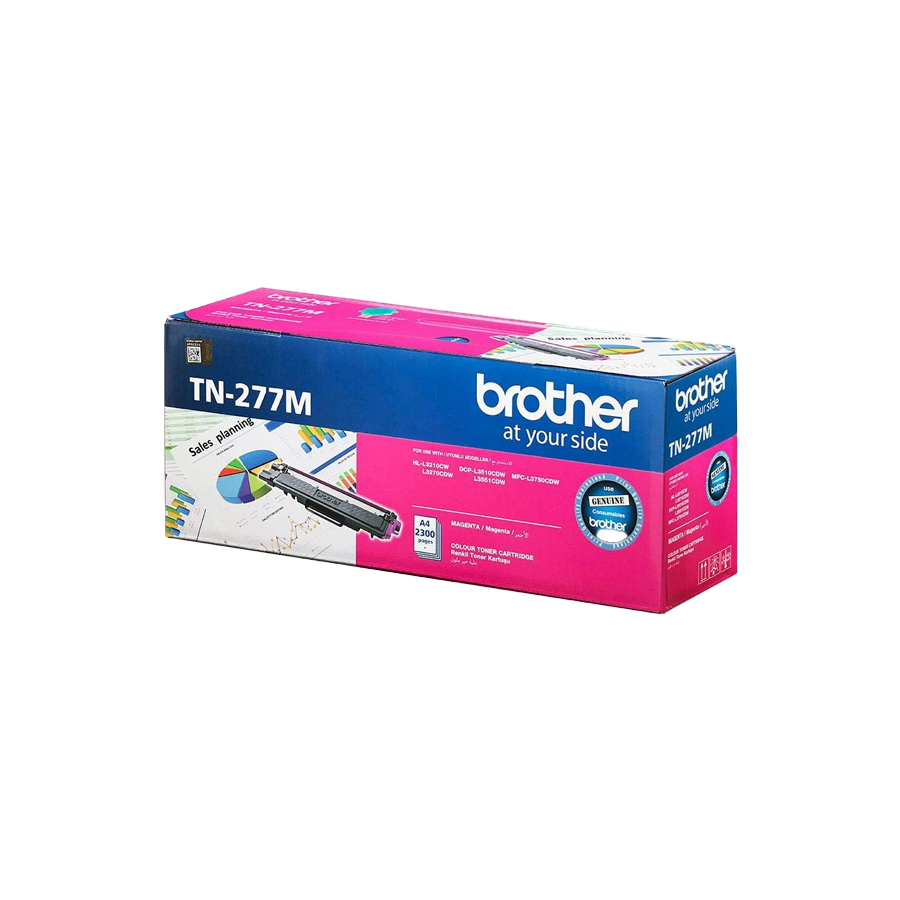 brother tn277 magenta high capacity toner cartridge original genuine brother printer toner replacement hl-l3270cdw dcp-l3551cdw dubai uae