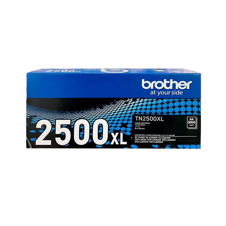 Brother TN2500XL Black High Yield Printer Toner Cartridge (3,000 pages) | Genuine Brother Toner Cartridge | Dubai UAE