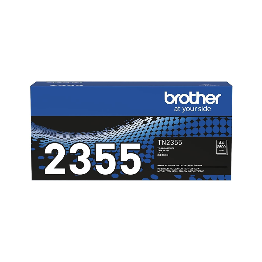 Brother TN-2355 High Yield Black Ink Printer Toner Cartridge — Genuine Brother Toner Cartridge | Dubai UAE