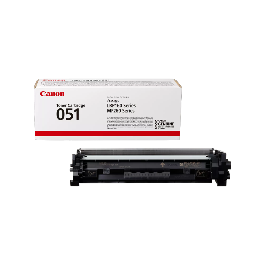Canon 051 Toner Cartridge for Canon imageCLASS LBP160 Series and MF260 Series — Genuine Canon Toner Cartridge | Dubai UAE