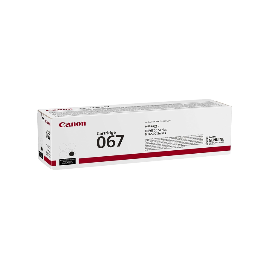 Canon 067 Black Toner Cartridge for LBP631, LBP633, MF651 & MF657 – Genuine Canon Laser Toner Dubai UAE