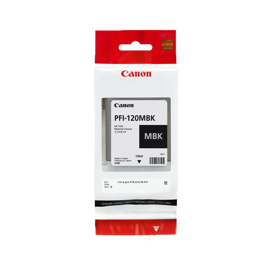 Canon PFI-120MBK Matte Black Ink Cartridge |  Original Canon Ink Cartridge | Dubai UAE
