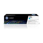 hp 126a cyan toner cartridge ce311a genuine hp color laserjet printer toner replacement available dubai uae