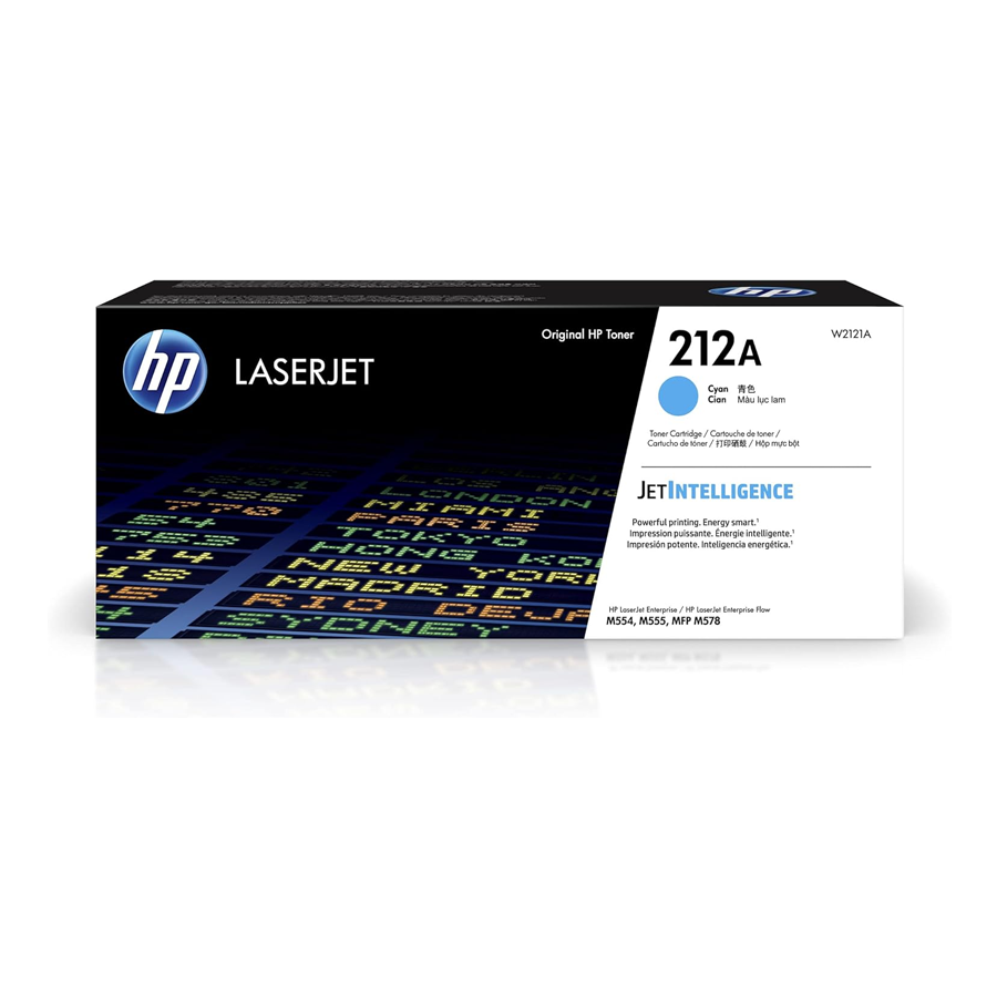 hp 212a cyan toner cartridge w2121a genuine hp color laserjet printer toner replacement available dubai uae