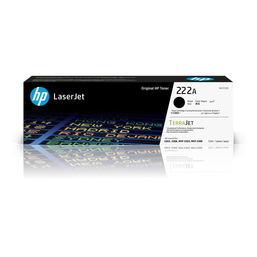 HP 222A Color LaserJet TerraJet Toner Cartridges | Genuine HP Toner Cartridge | Dubai UAE
