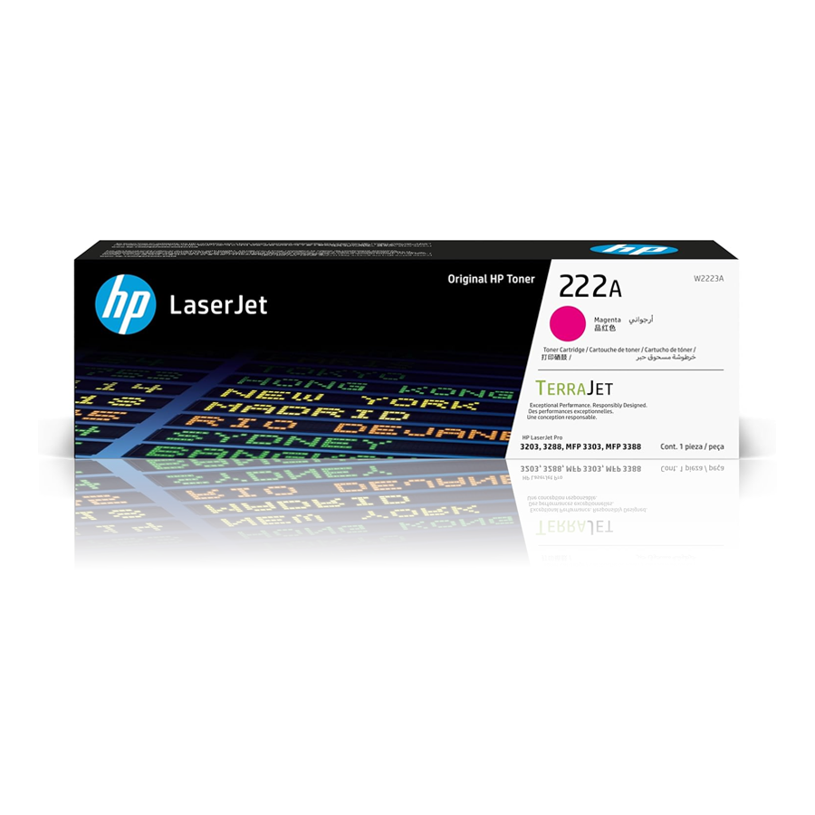 hp 222a magenta toner cartridge cf223a genuine hp color laserjet printer toner fast delivery dubai uae