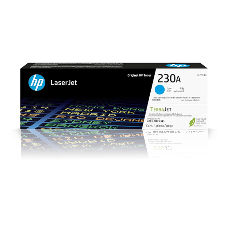 hp 230a cyan toner cartridge cf231a genuine hp color laserjet printer toner replacement available dubai uae
