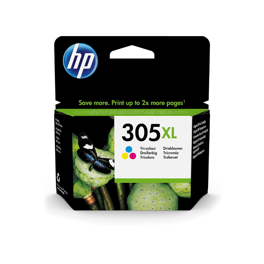 HP 305XL Tri Color High Yield Original Ink Cartridge — Original HP Ink Cartridge | Dubai UAE