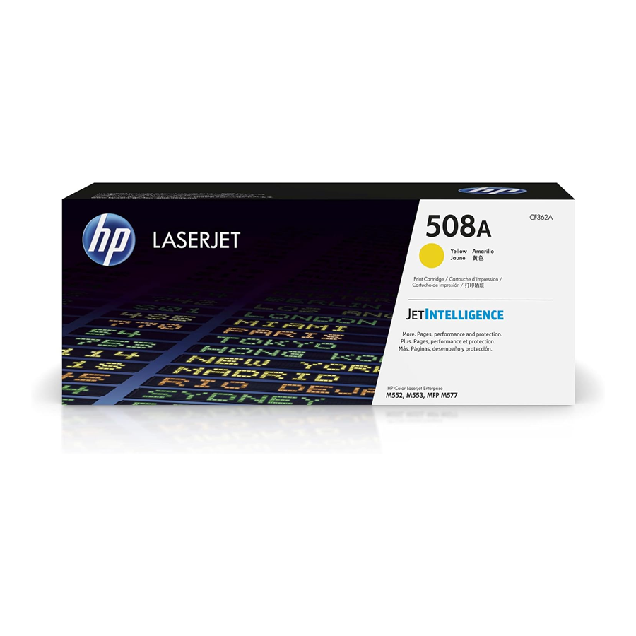 hp 508a yellow toner cartridge cf362a original genuine hp color laserjet printer toner buy in dubai uae