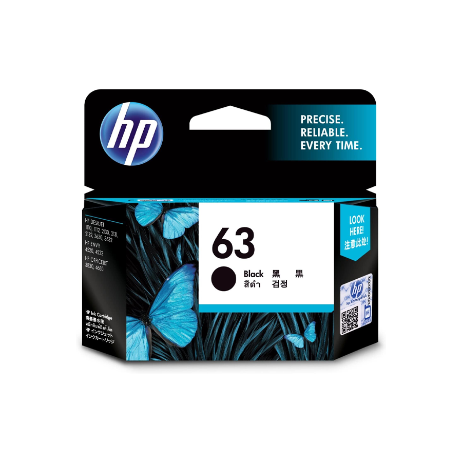 HP 63 Original Ink Cartridge | Original HP Ink Cartridge | Dubai UAE
