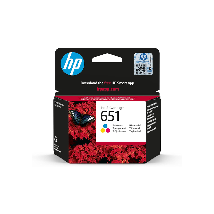 HP 651 Tri Color Ink Advantage Cartridge | Original HP Ink Cartridge | Dubai UAE