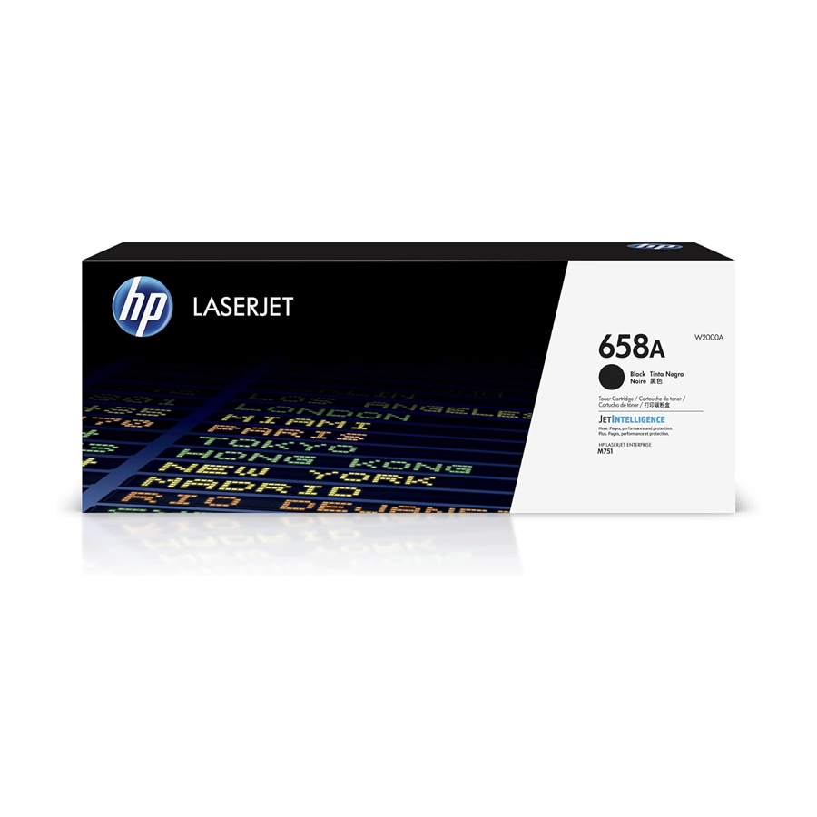 HP 658A Black Original LaserJet Toner Cartridge (W2000A) | Genuine HP Toner Cartridge | Dubai UAE