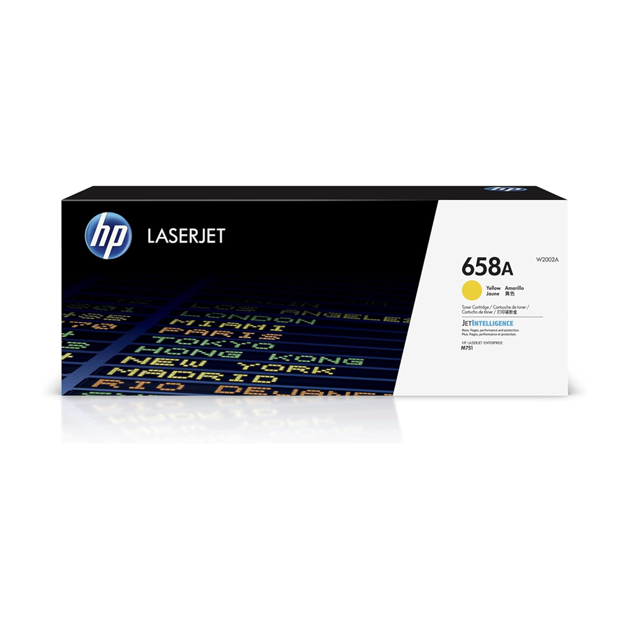 hp 658a yellow toner cartridge w2002a original genuine hp color laserjet printer toner buy in dubai uae