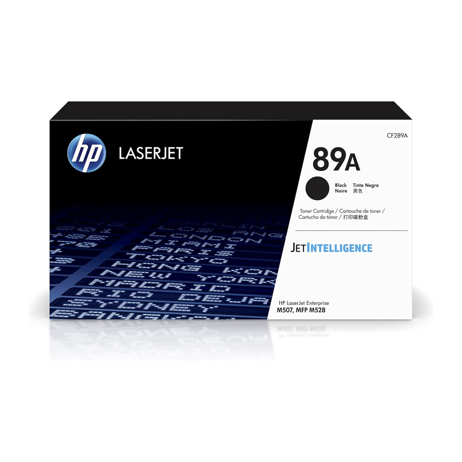 HP 89A Toner Cartridge CF289A for HP Laserjet Enterprise M507 and MFP528 | Genuine HP Toner Cartridge | Dubai UAE