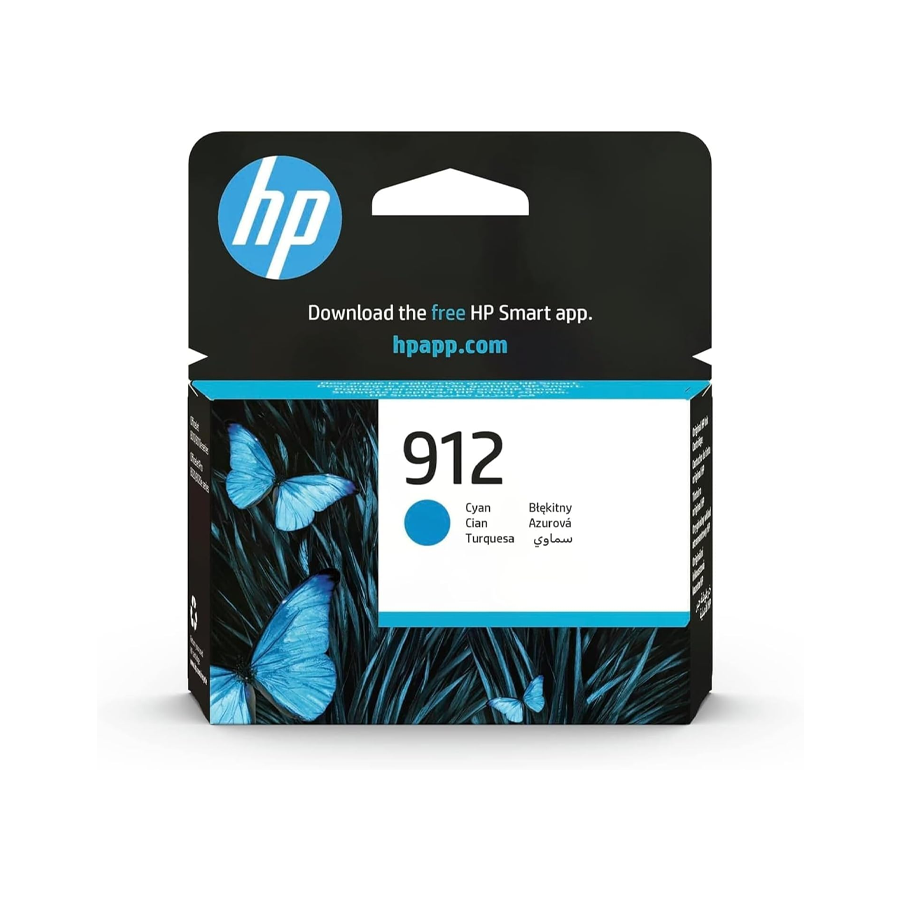 HP 912 Cyan Original Ink Cartridge |Original HP Ink Cartridge | Dubai UAE