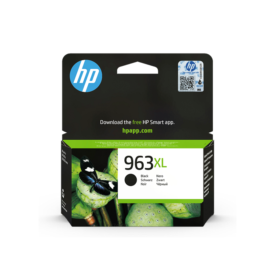 HP 963XL Black High Capacity Original Ink Cartridge Compatible with HP OfficeJet Pro 9010 & 9020 Series | Original HP Ink Cartridge | Dubai UAE