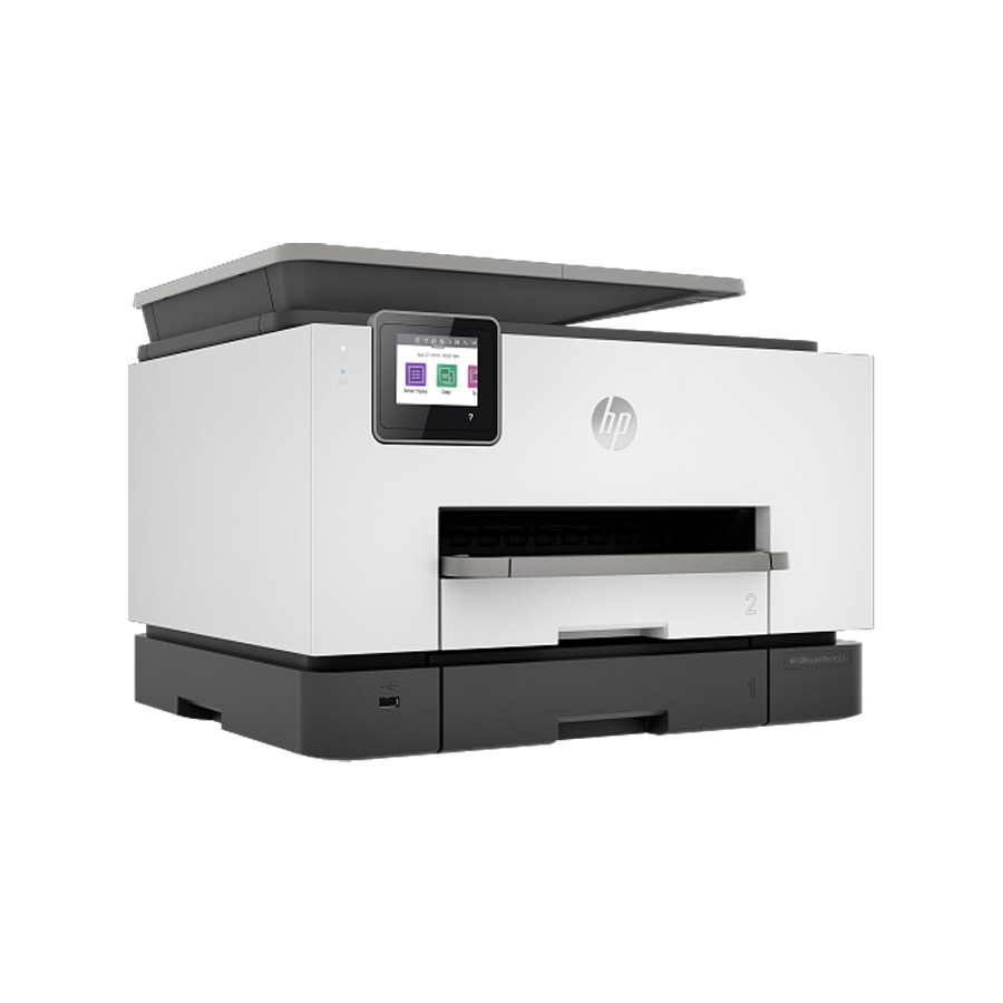 HP 9023 Side View – Office All-in-One Wireless Printer UAE